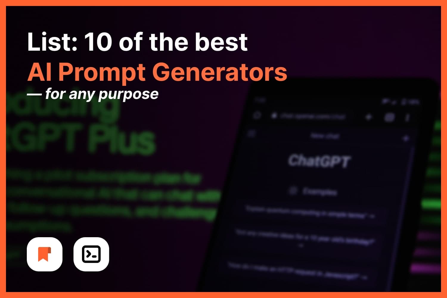 List of the best AI Prompt Generators