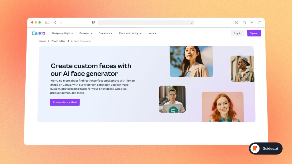 Canva Face Maker with AI