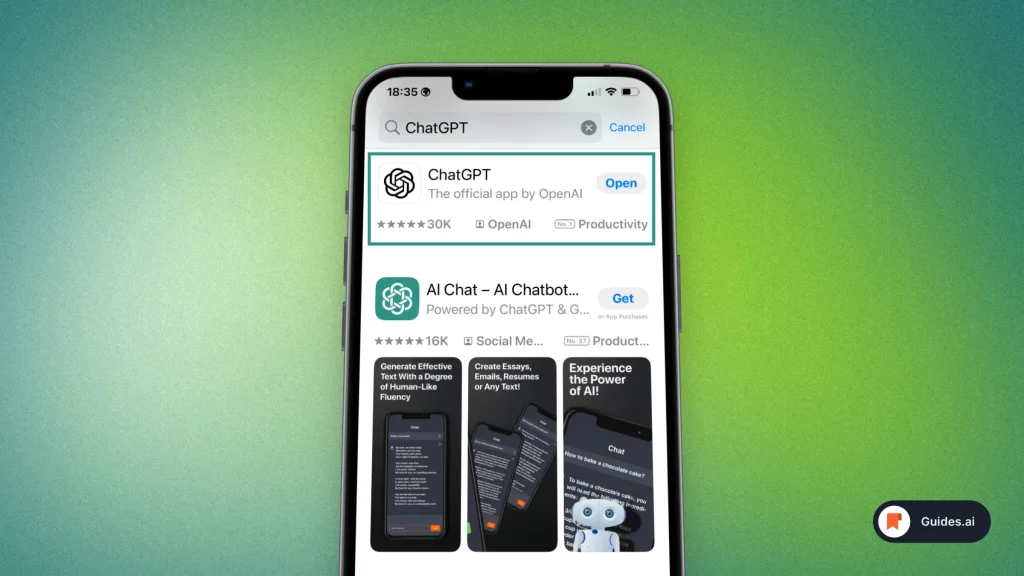 ChatGPT - App on the Apple AppStore