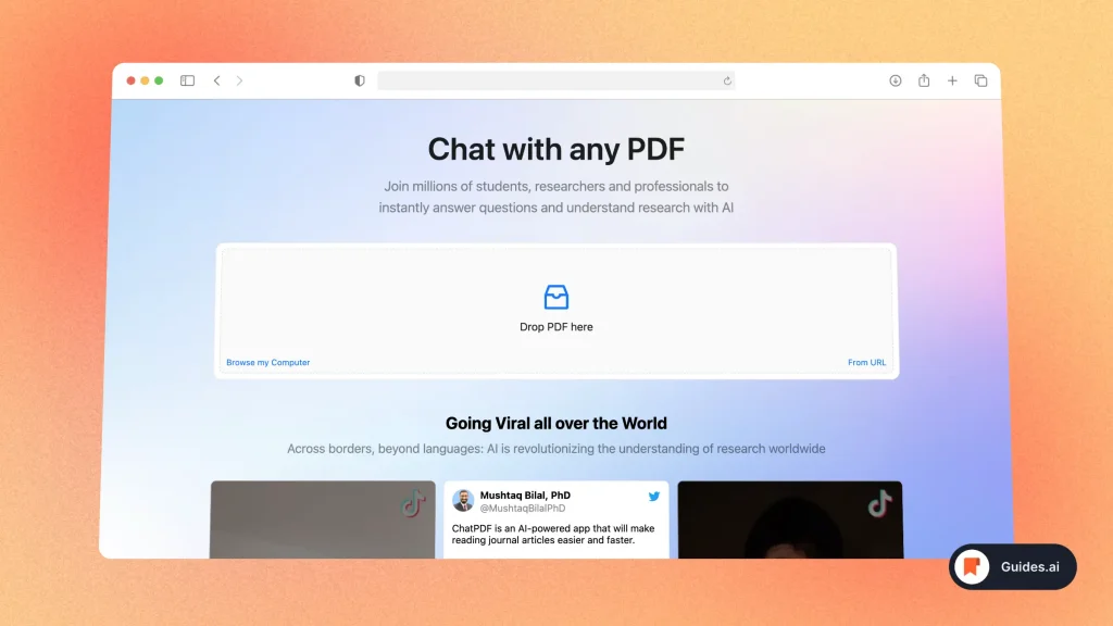 ChatPDF - AI Tool That Reads PDFs