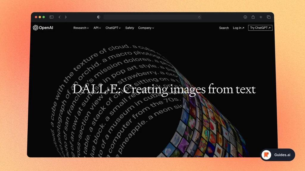 DALL E - Best AI Website For Image Generation