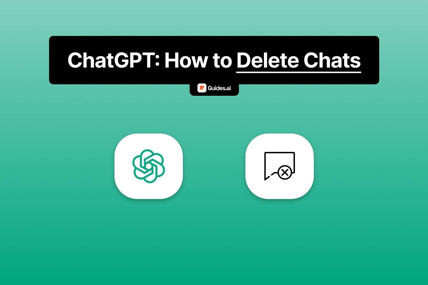 How to delete conversations in ChatGPT