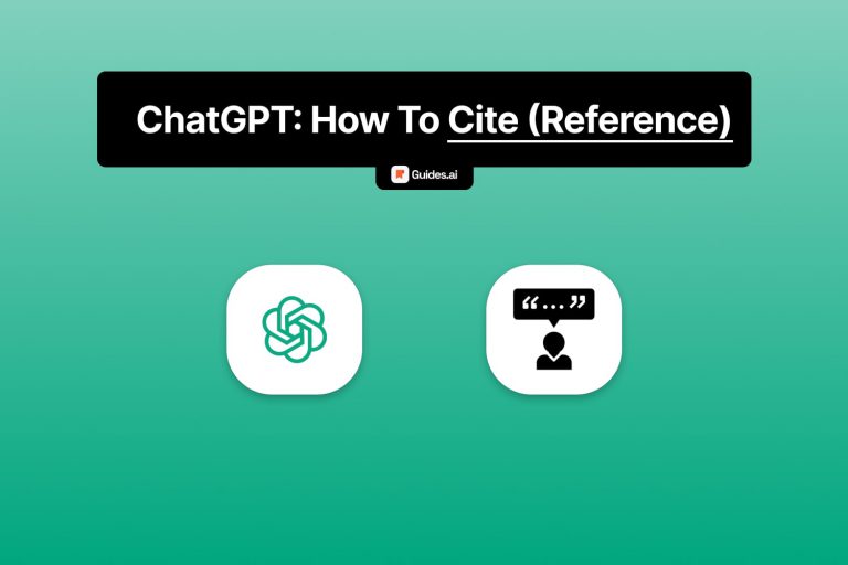 How To Cite ChatGPT: APA, MLA, Chicago, Harvard