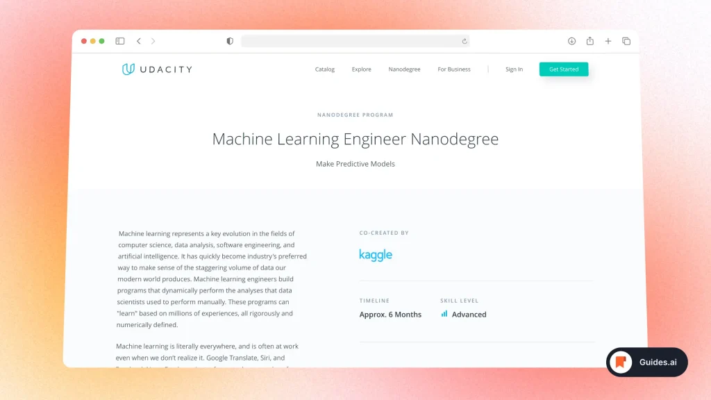 Udaciy Course for Machine Learning