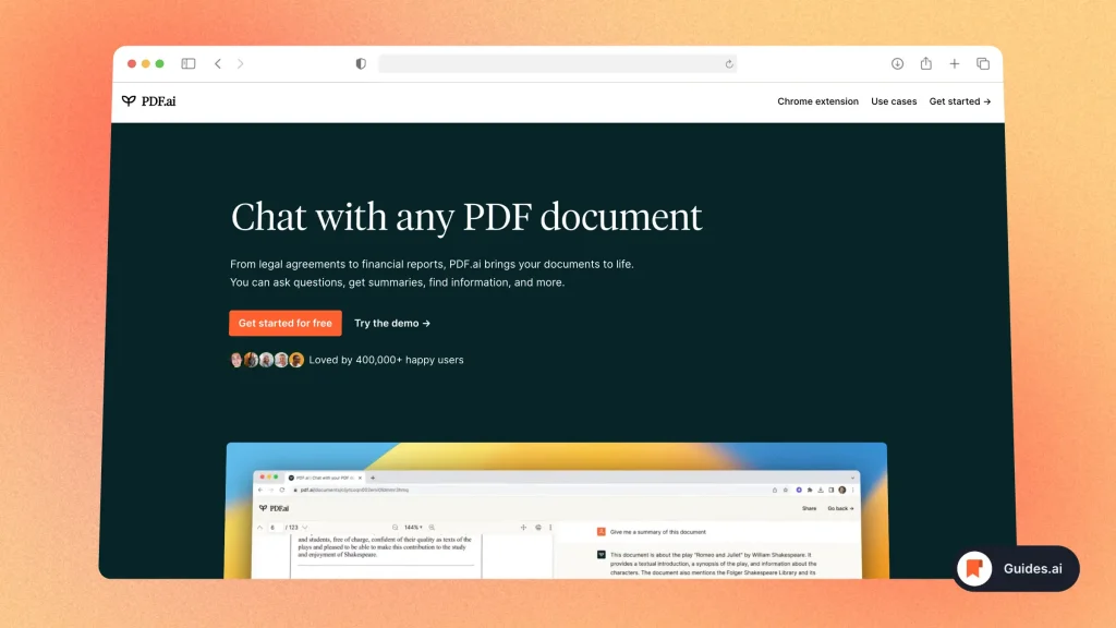 PDF.ai - Talk to your PDF documents