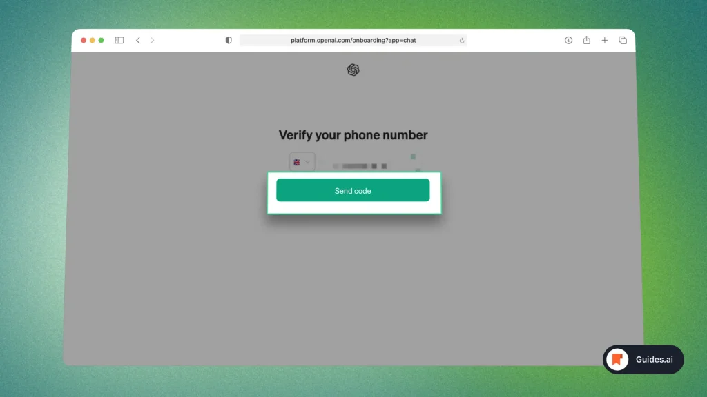 Verifying a phone number for ChatGPT