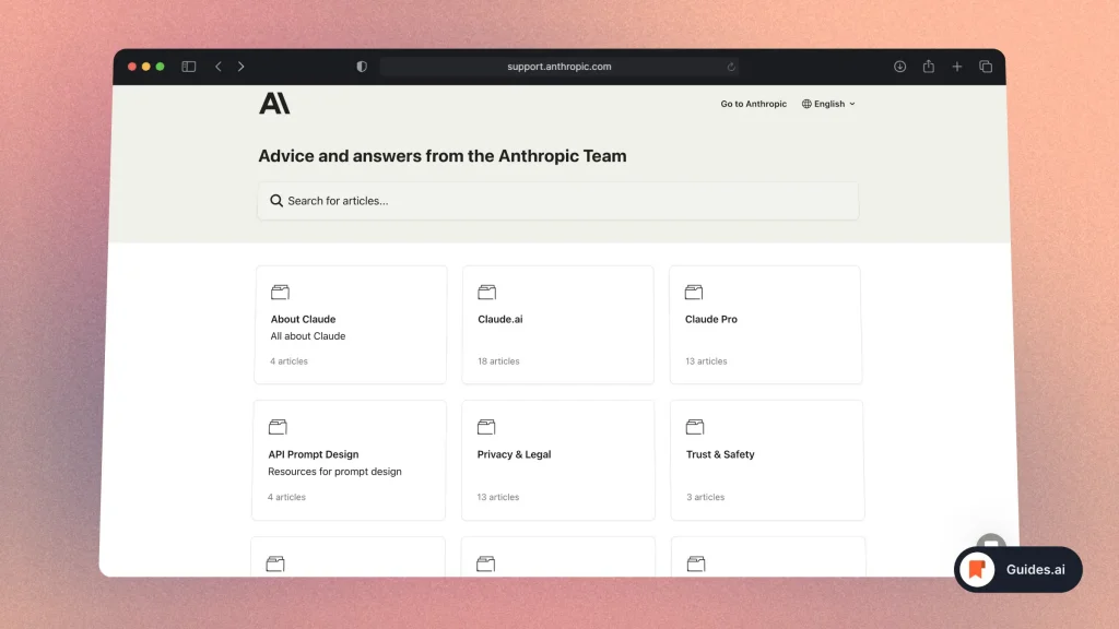 Anthropic - Claude.ai Guides