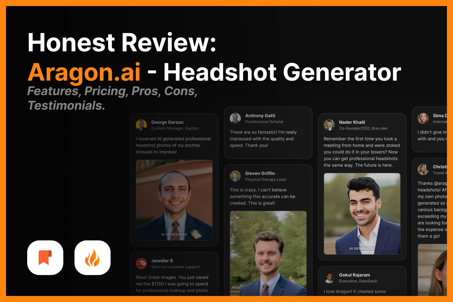 Aragon AI Review - Headston Generator