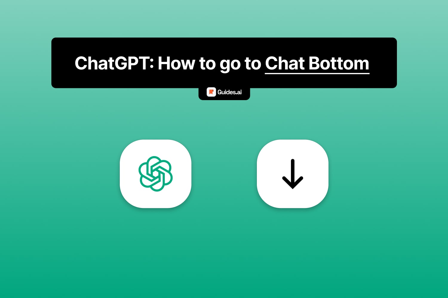 How to scroll down in ChatGPT