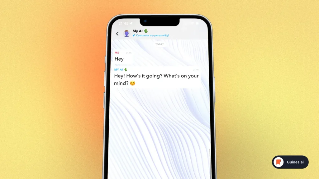 Snapchat AI - New Chat
